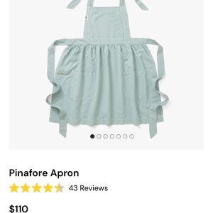 Hedley & Bennett Pinafore Apron - Eggshell